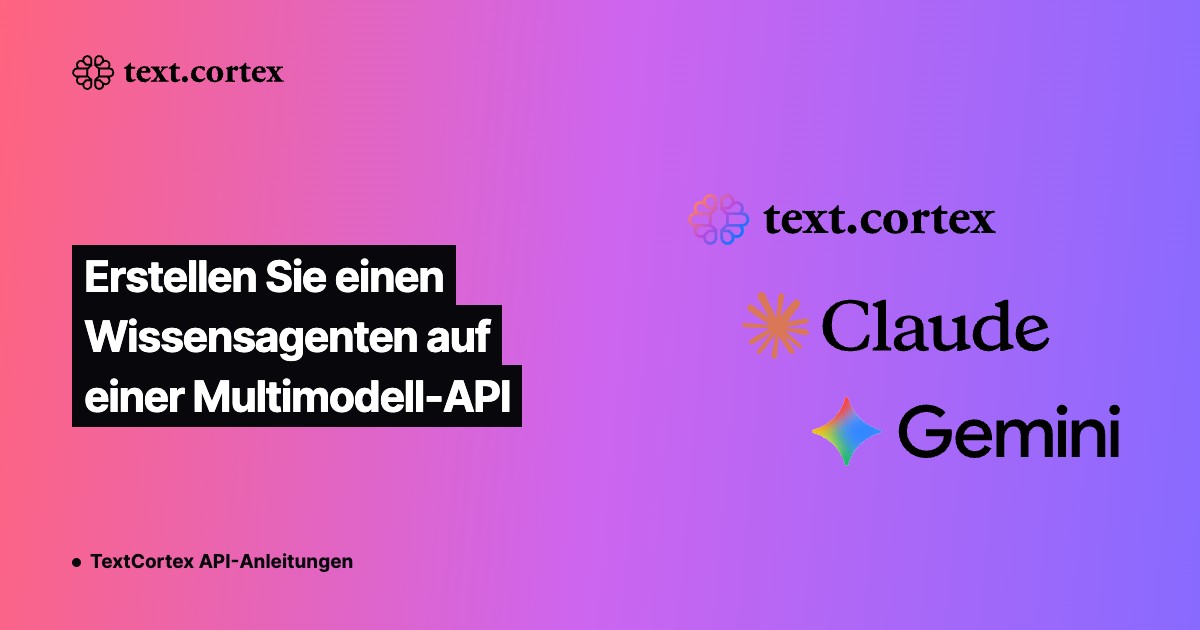 Erstellen Sie einen Wissensagenten auf einer Multimodell-API