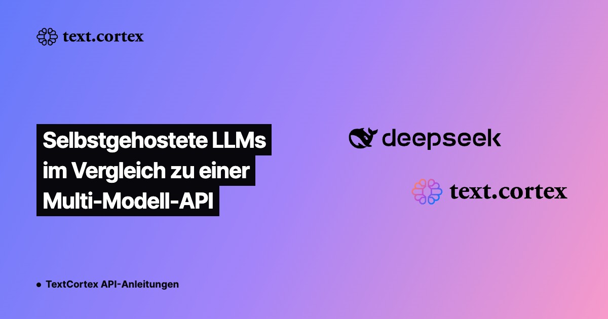 Selbstgehostete LLMs im Vergleich zu einer Multi-Modell-API