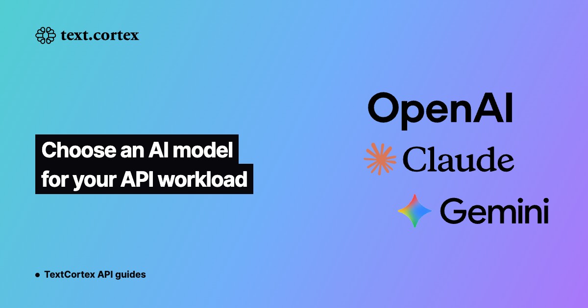 Choose an AI model for your API workload