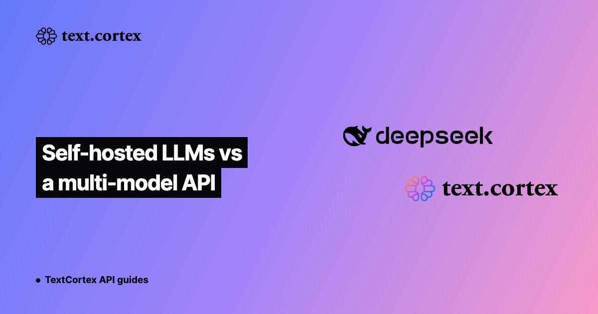Self-hosted LLMs vs a multi-model API