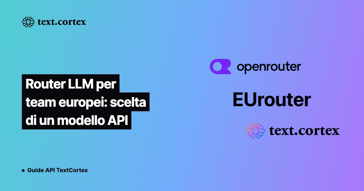 Router LLM per team europei: scelta di un modello API