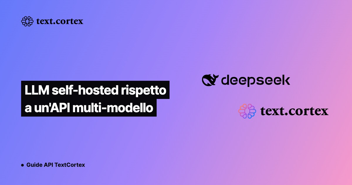 LLM self-hosted rispetto a un'API multi-modello