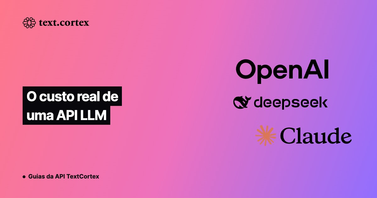 O custo real de uma API LLM