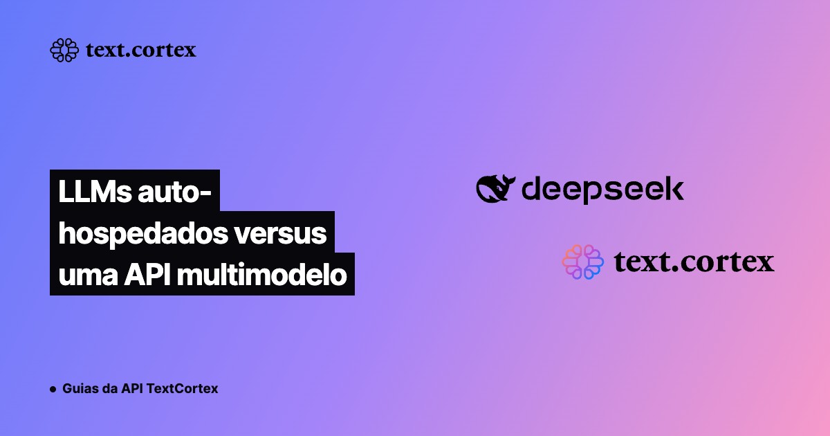 LLMs auto-hospedados versus uma API multimodelo