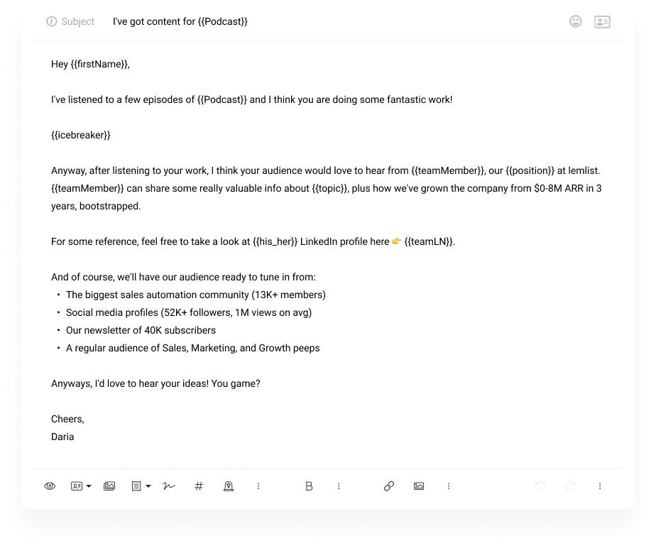 podcasts-email-example