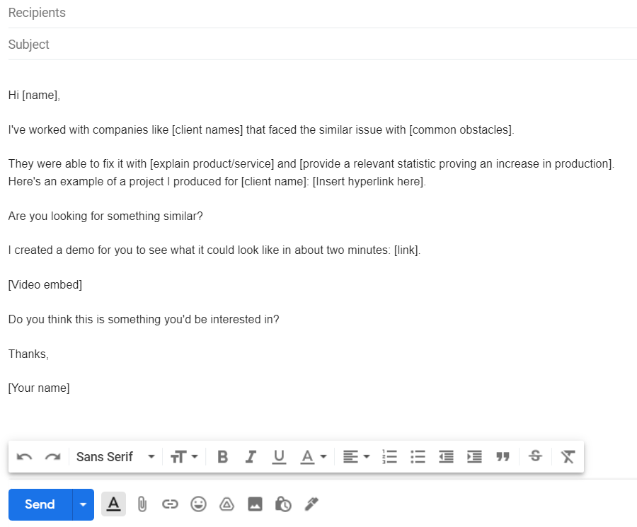 demo-cold-email-outreach-voorbeeld