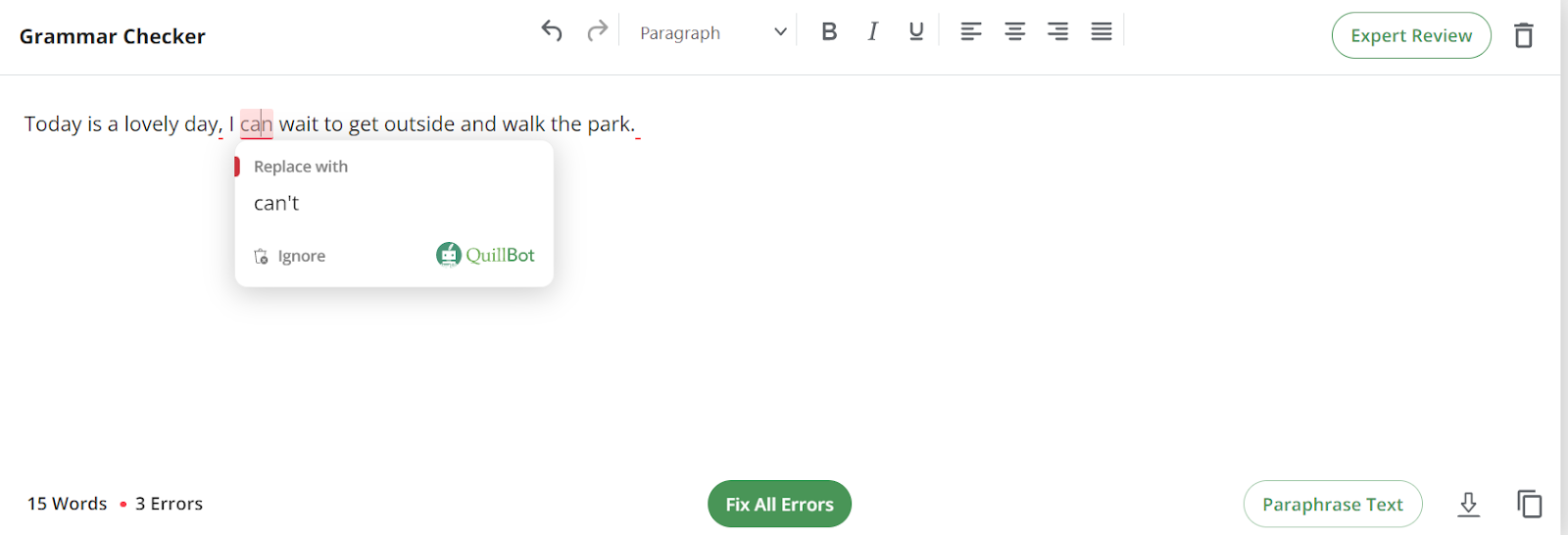 corrector gramatical quillbot