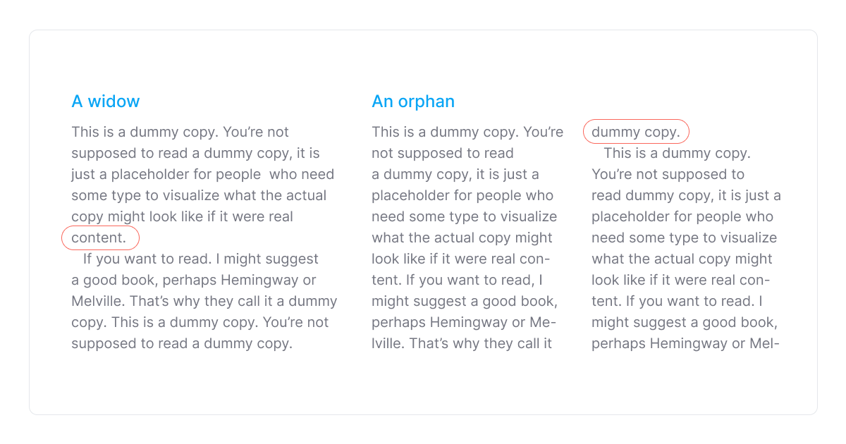 paragraphs-with-widows-and-orphans