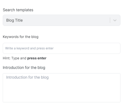 Blog Generador de títulos