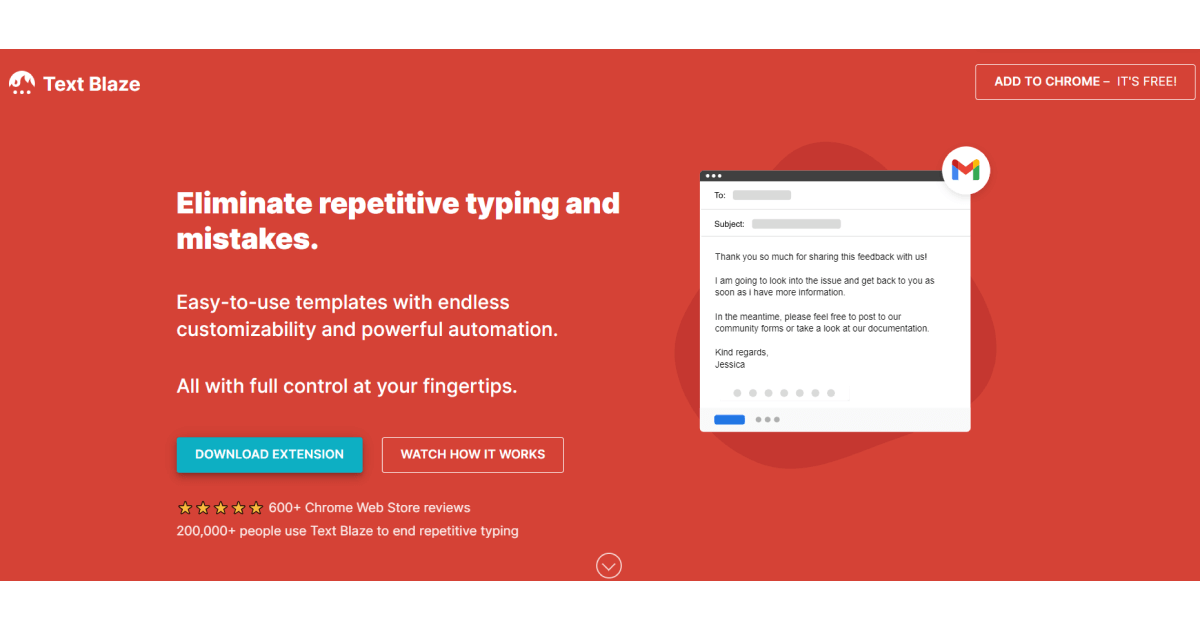 textblazeベストフリーメールライティングソフトウェア