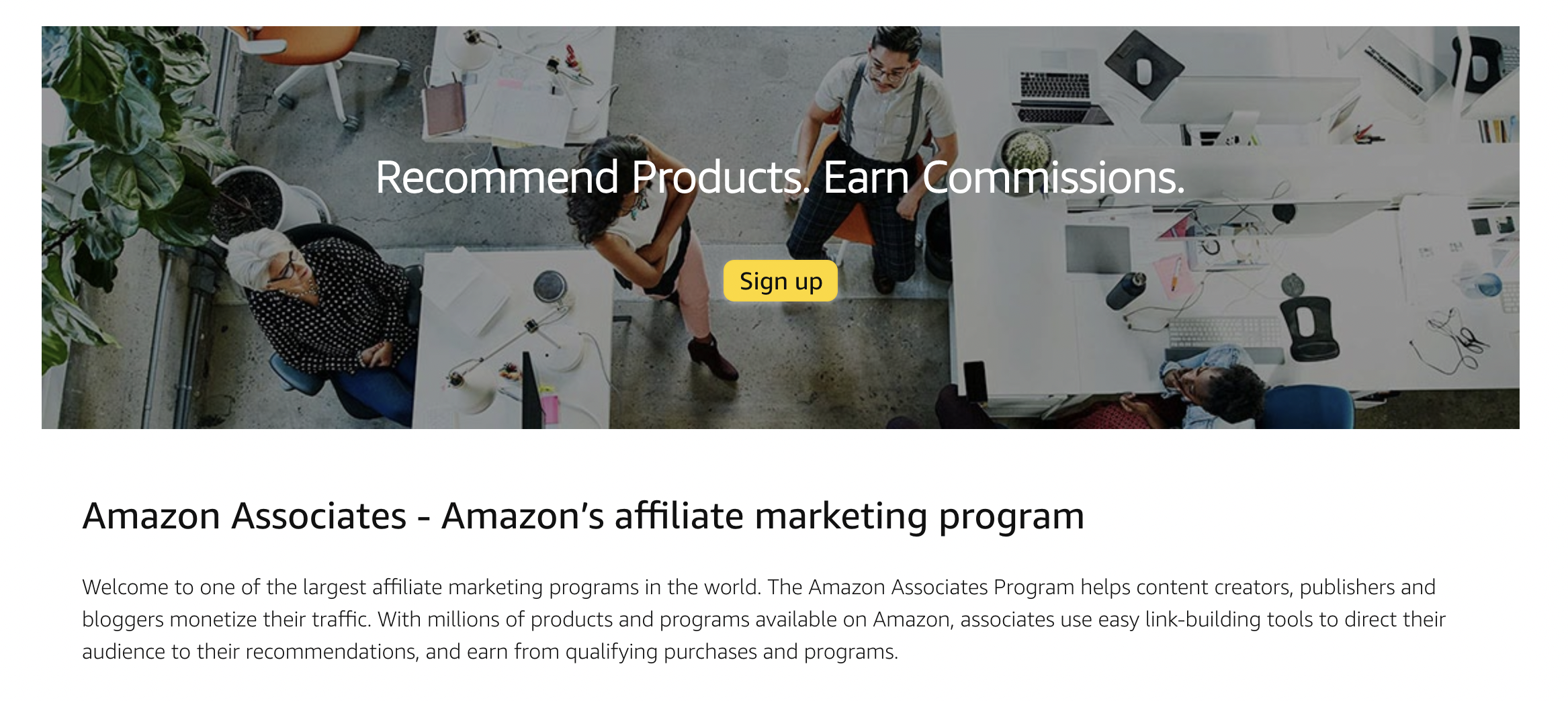 amazon associates affiliate