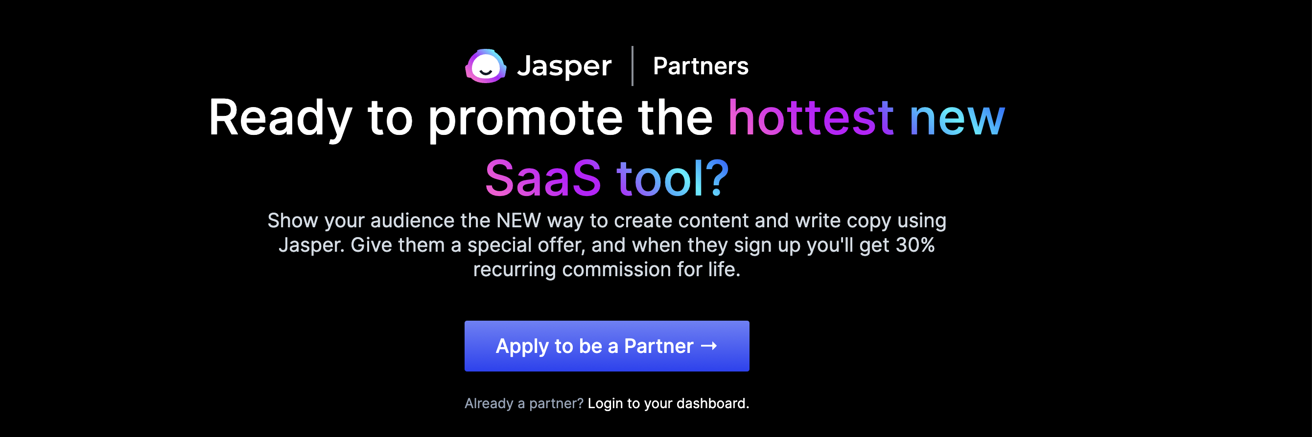 jasper affiliate program