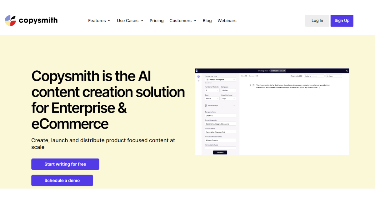 copysmith-homepage