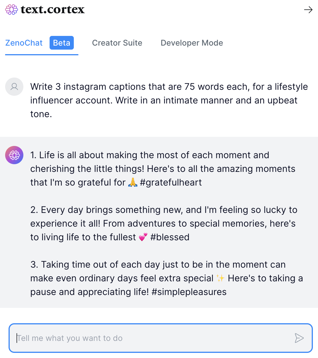 sugerencias de chatgpt para los pies de foto de instagram