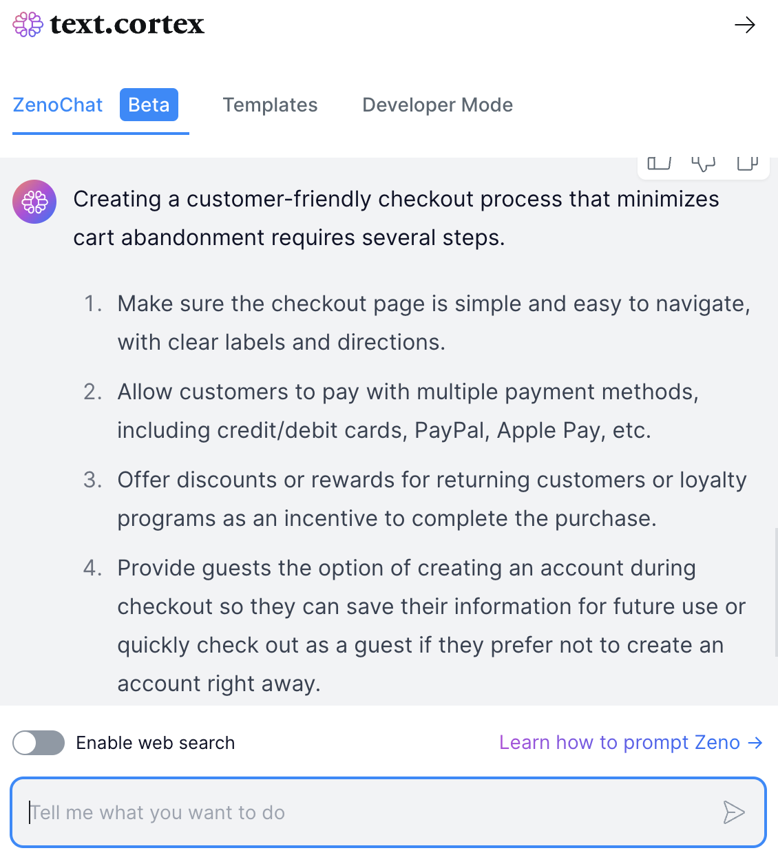 comercio electrónico chatgpt prompt