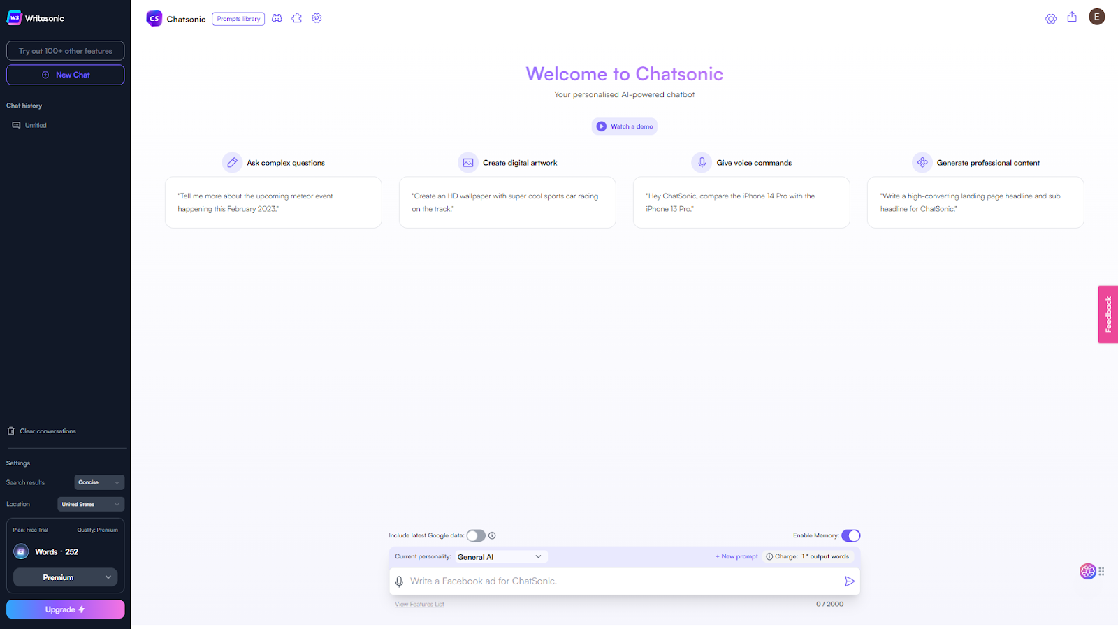 chatsonic vs chatgpt
