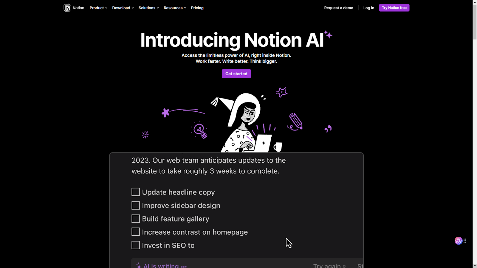 notion ai VS 문법적으로 가기