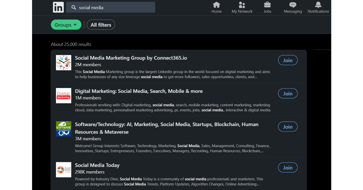 gruppi linkedin-social-media-topic