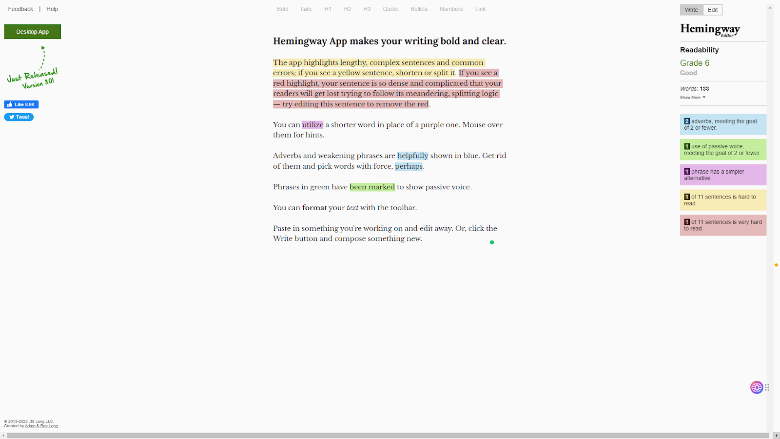 what is hemingway editor