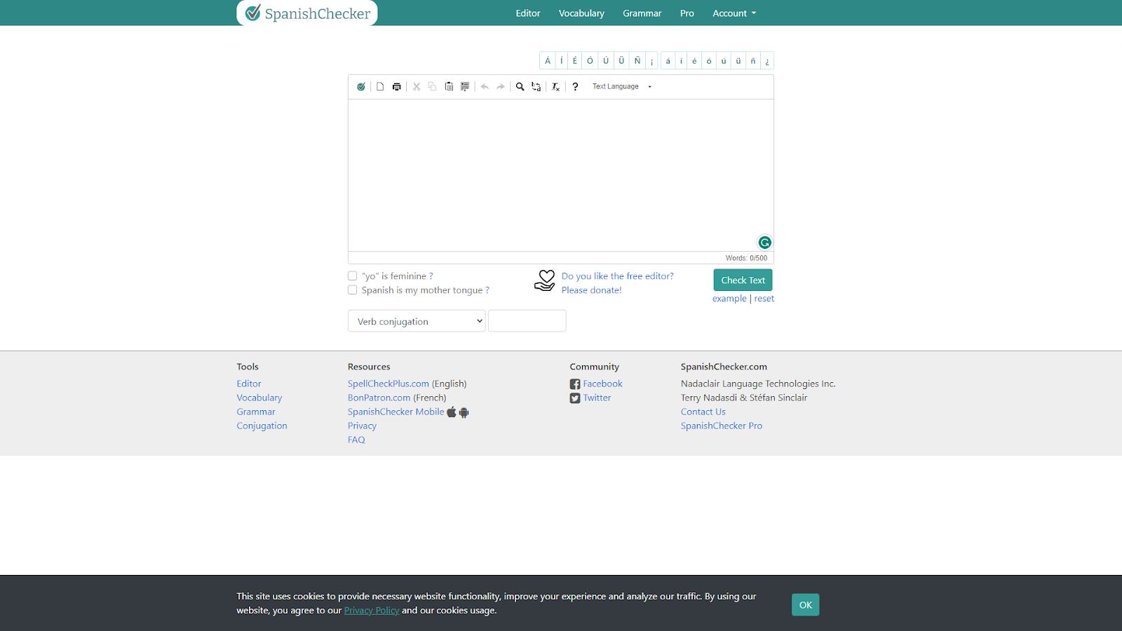 herramienta spanishchecker