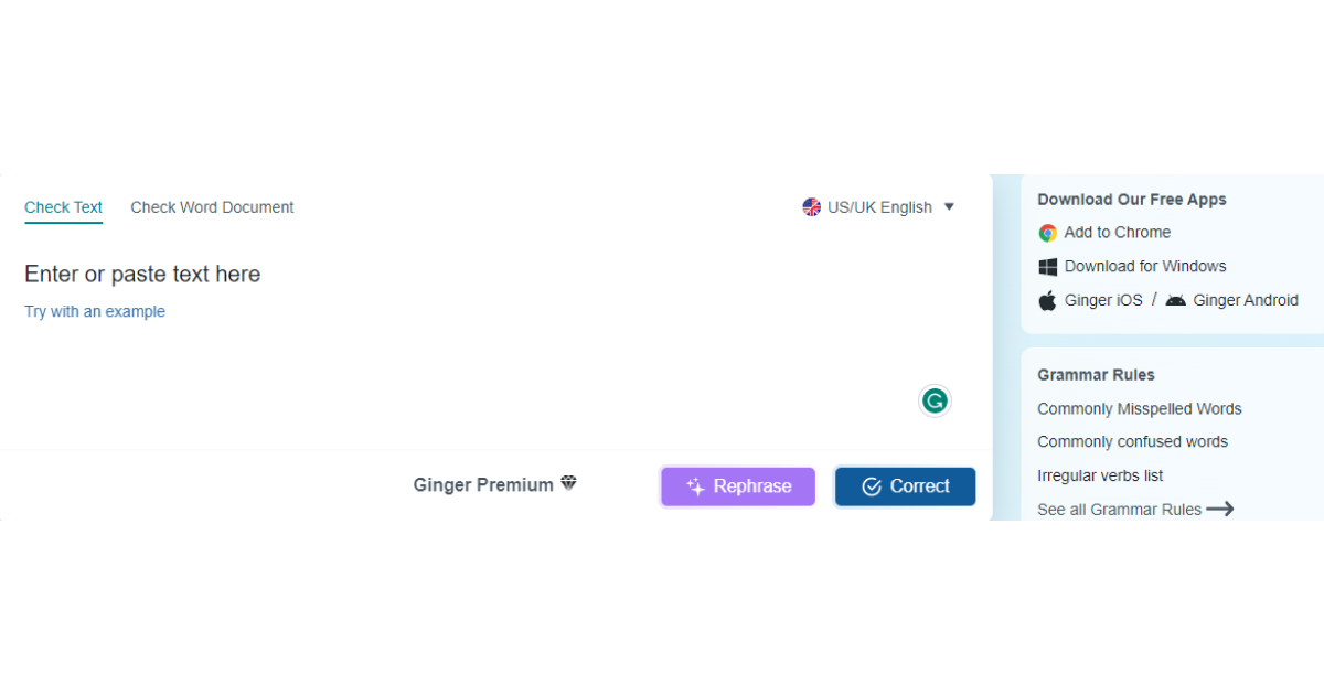 ginger vs grammarly