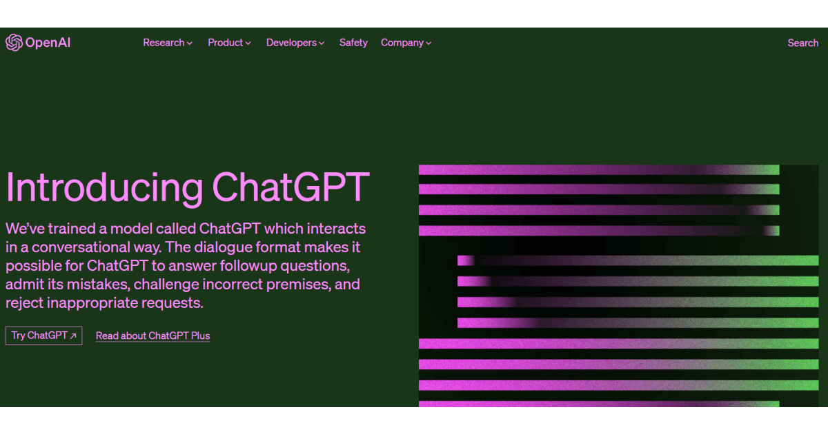 chatgpt-Startseite