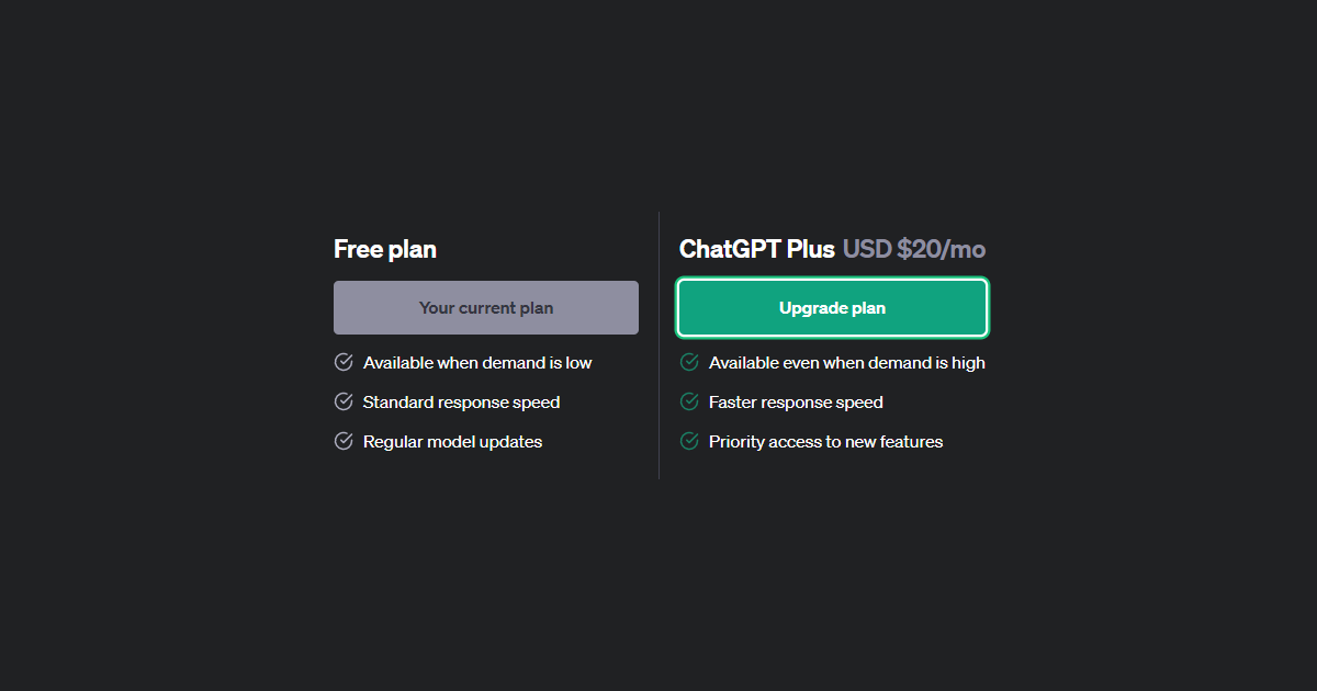 chatgpt-Preise