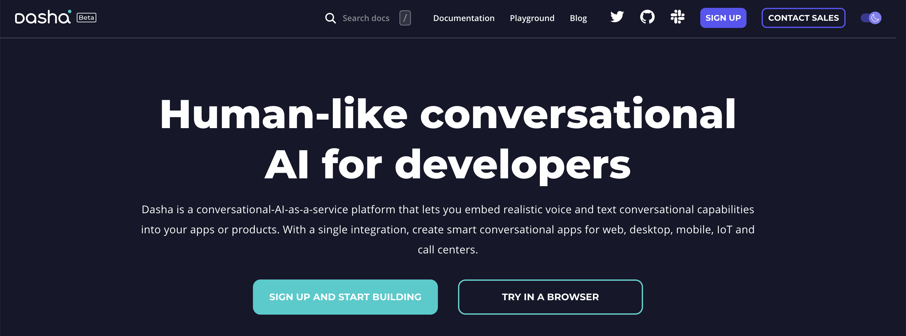 dasha ai chatbot