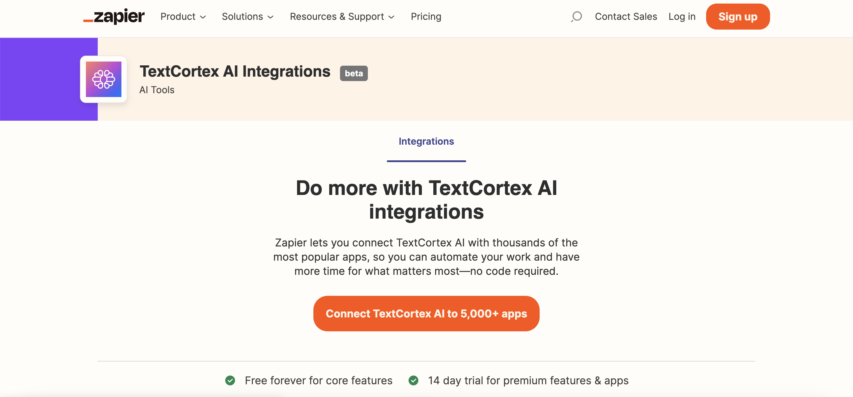 Integrazione Zapier