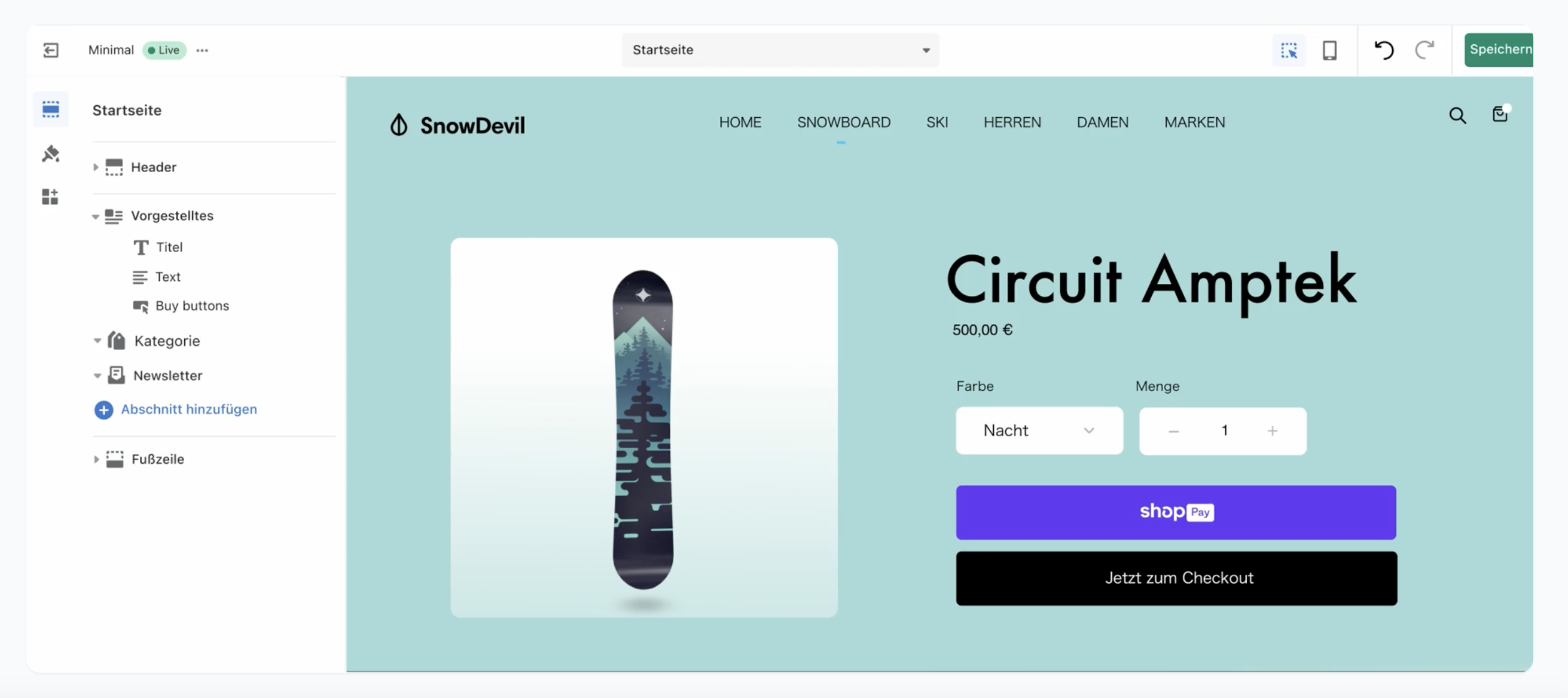 generatore di prodotti shopify