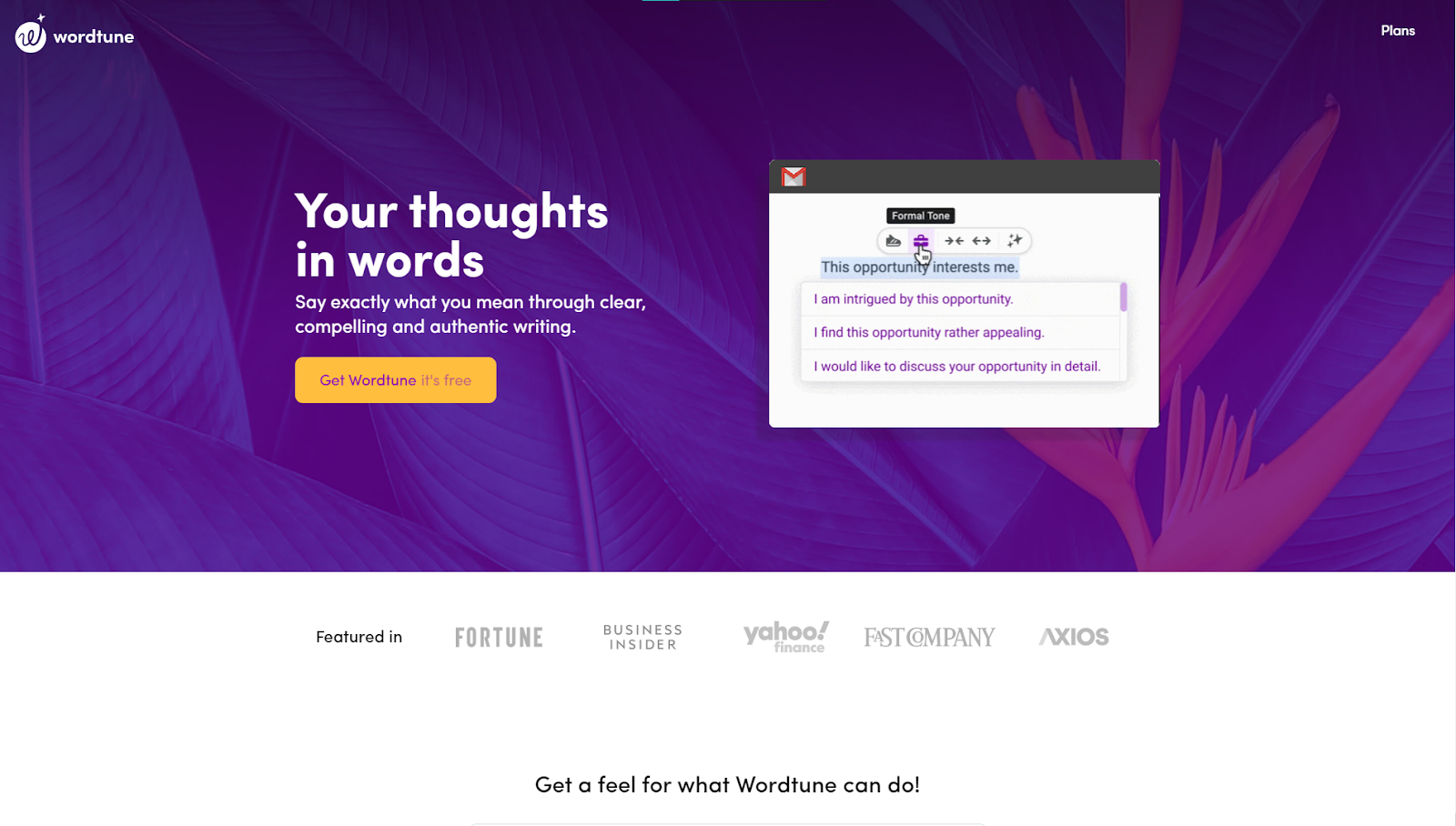 wordtune spanish