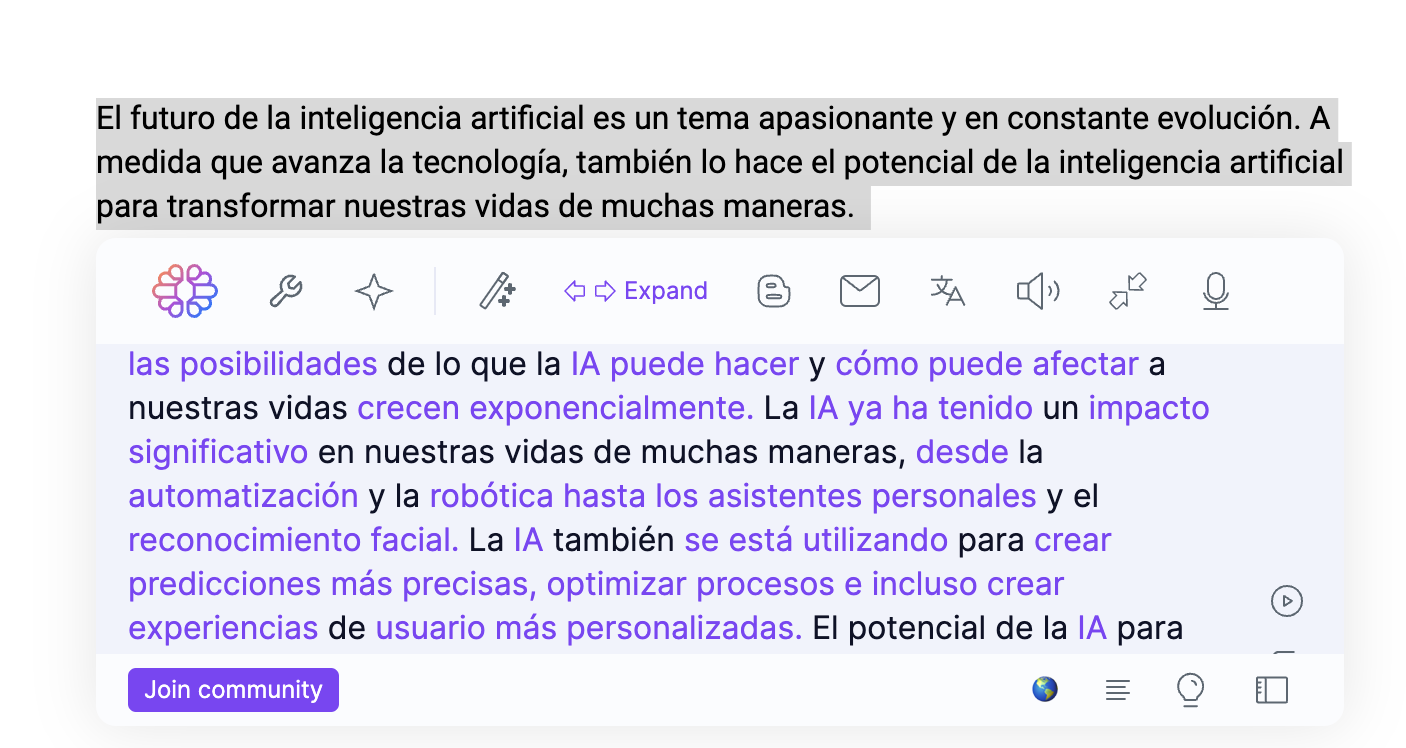 wordtune alternative for spanish
