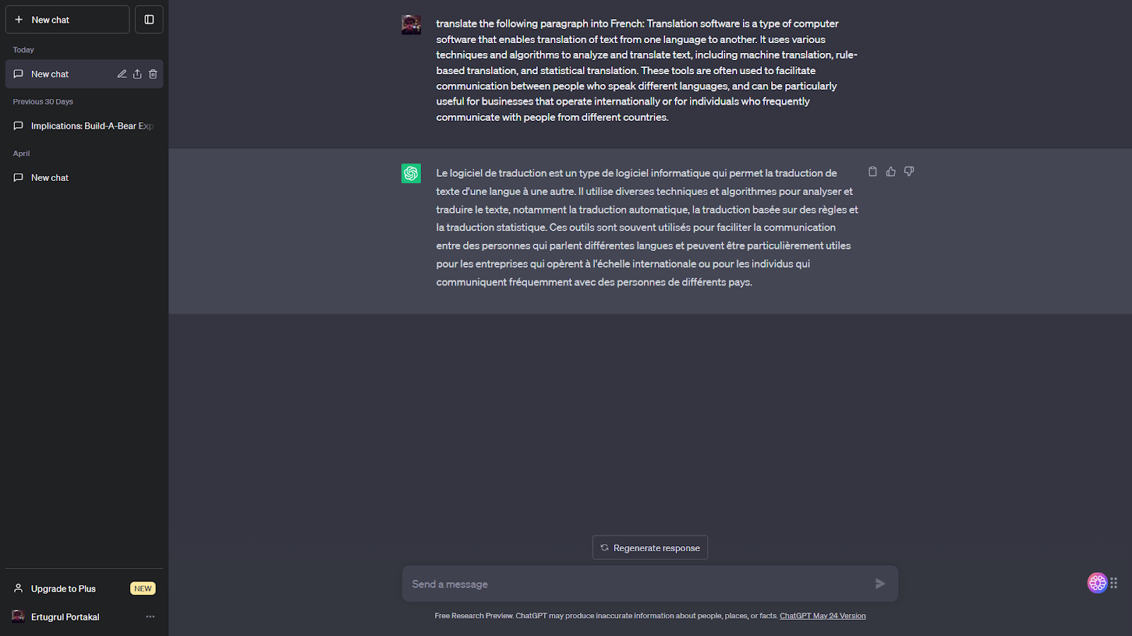 traduction chatGPT