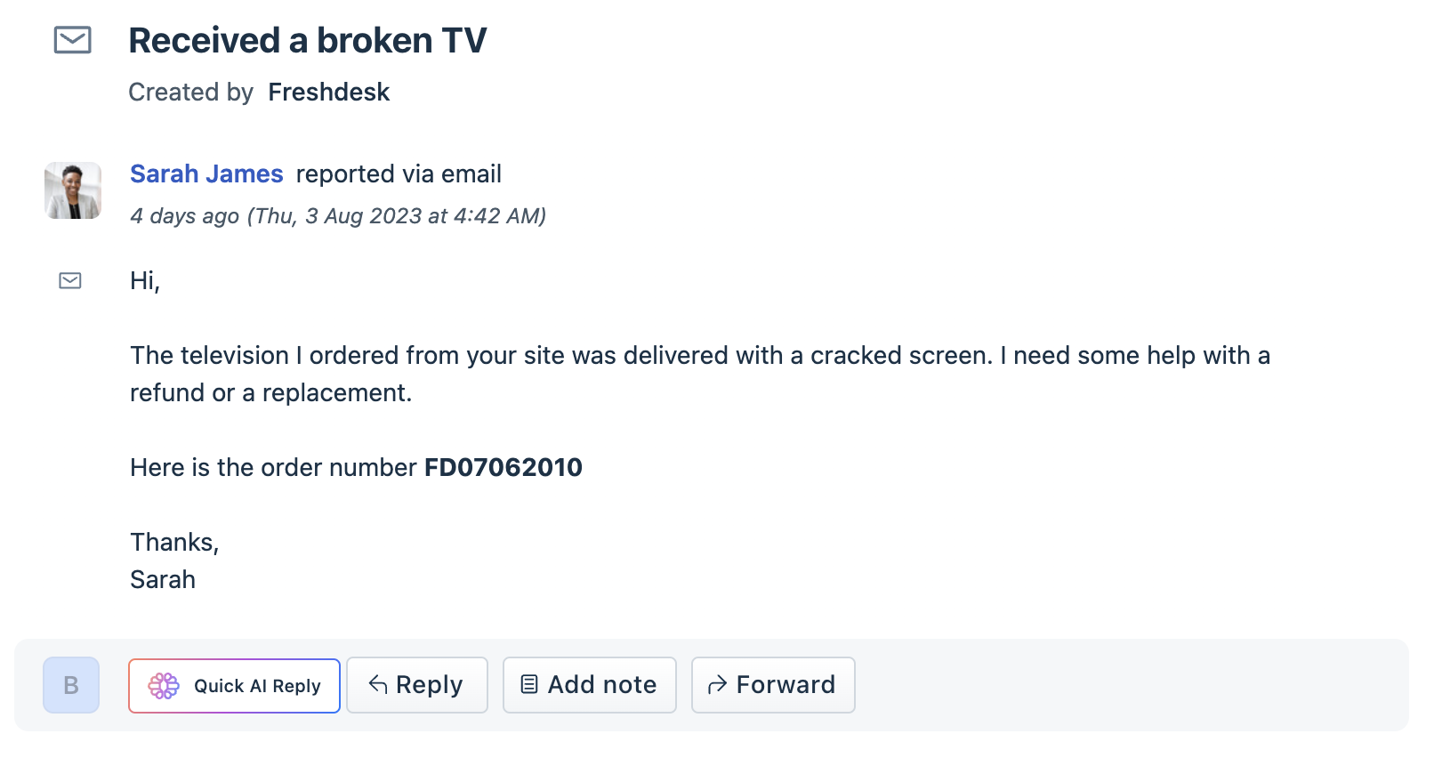Quick AI Reply