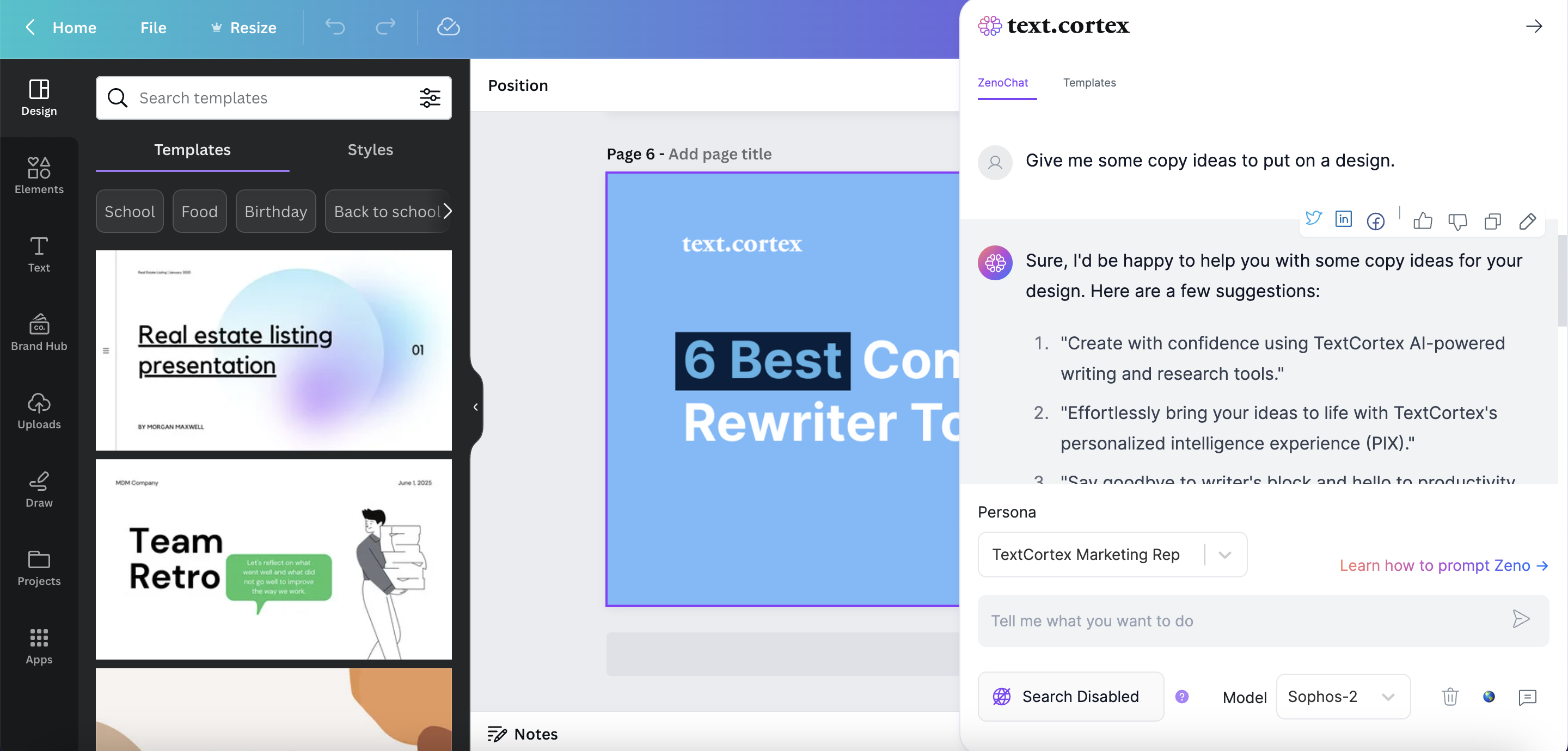 Integrazione di Canva