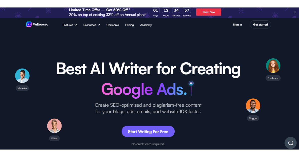 writesonic-homepage