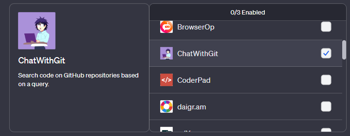 chatwithgit plugin