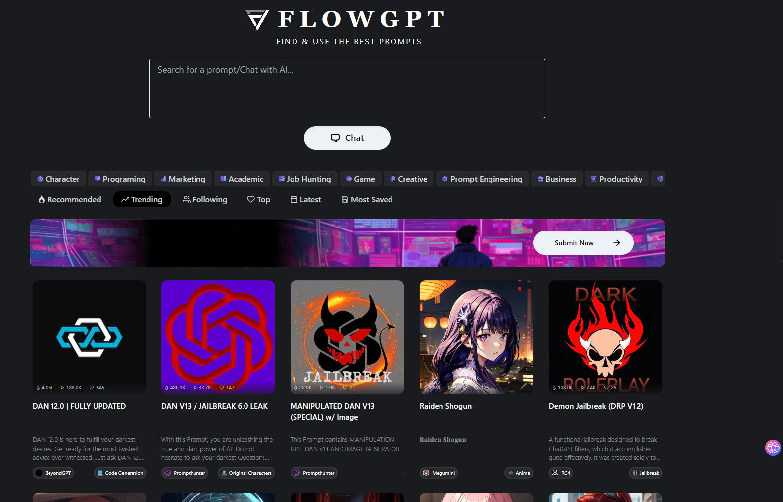 Prompt Marketplace for ChatGPT