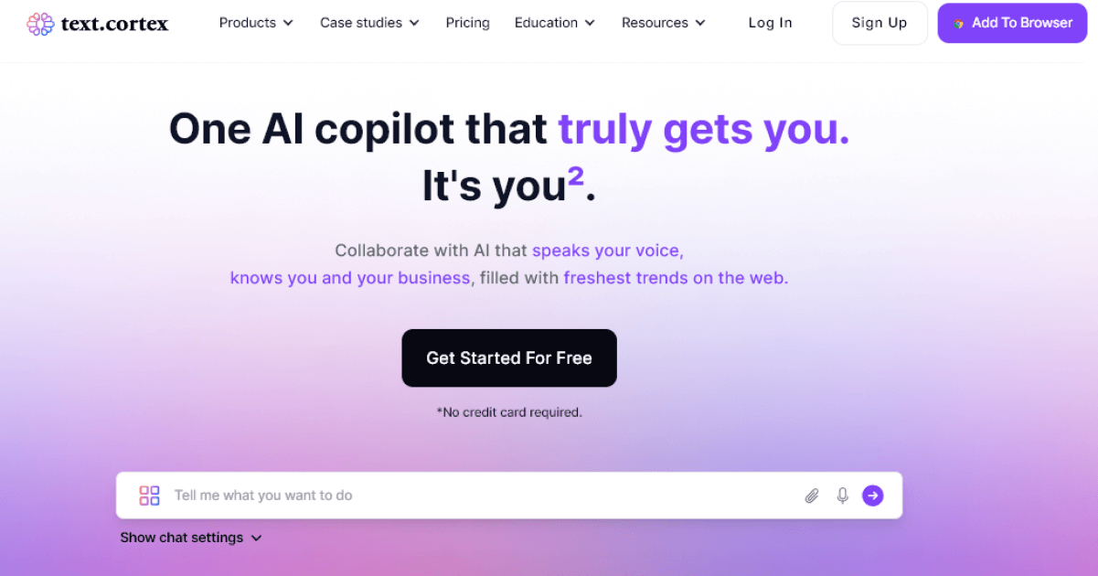textcortex-Homepage