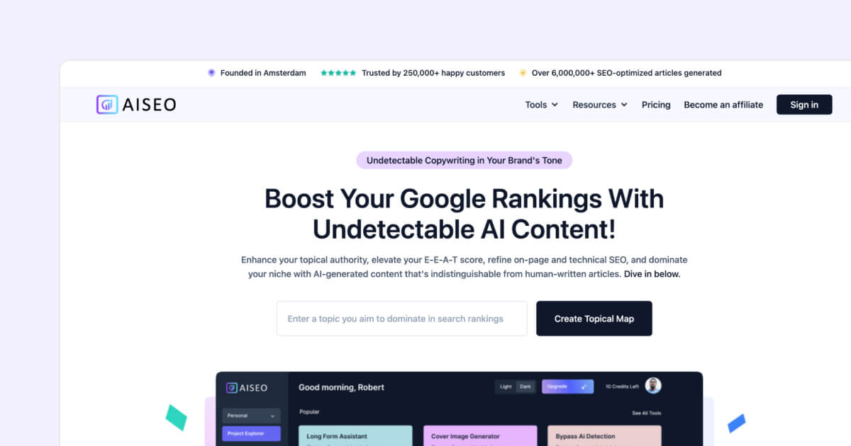 aiseo.ai-homepage