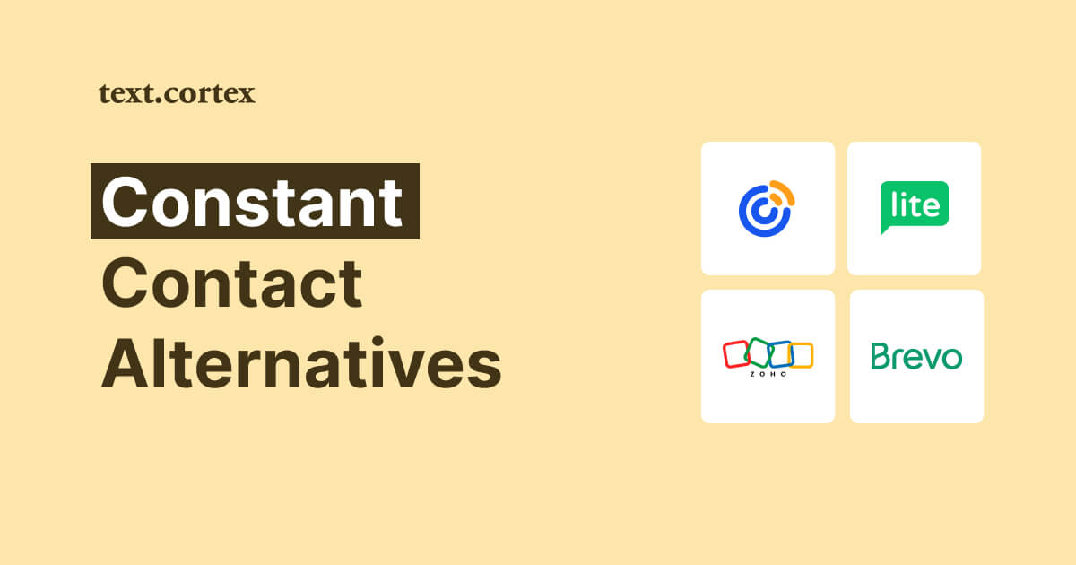 Die 4 besten ConstantContact-Alternativen für den Versand von HQ-E-Mails