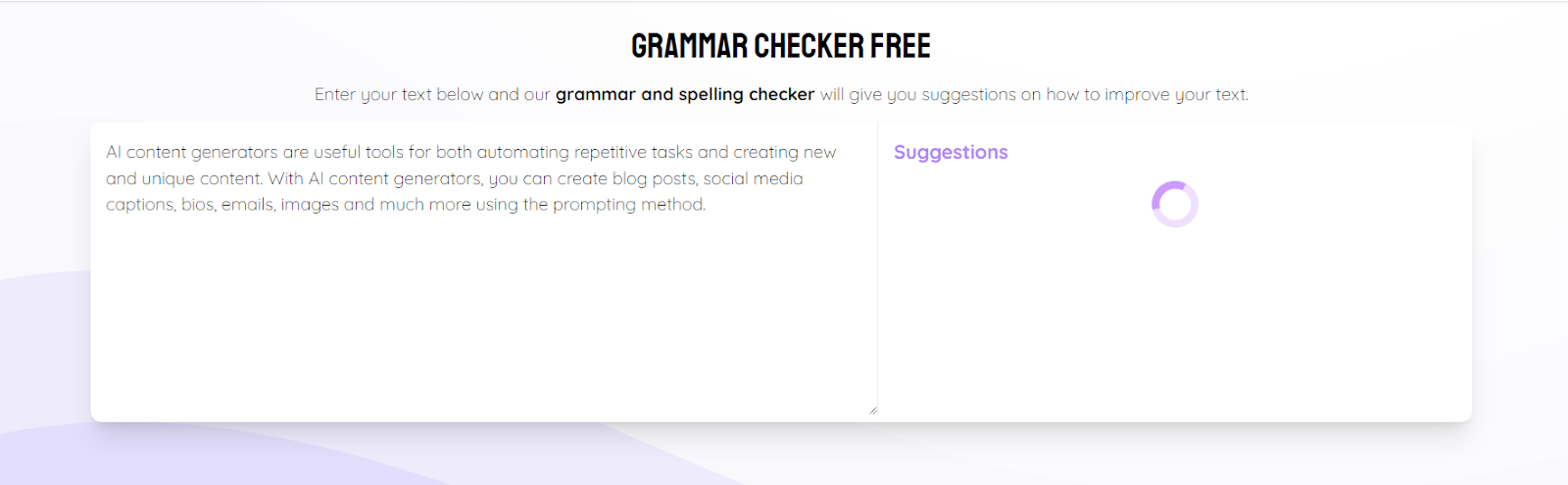corrector gramatical