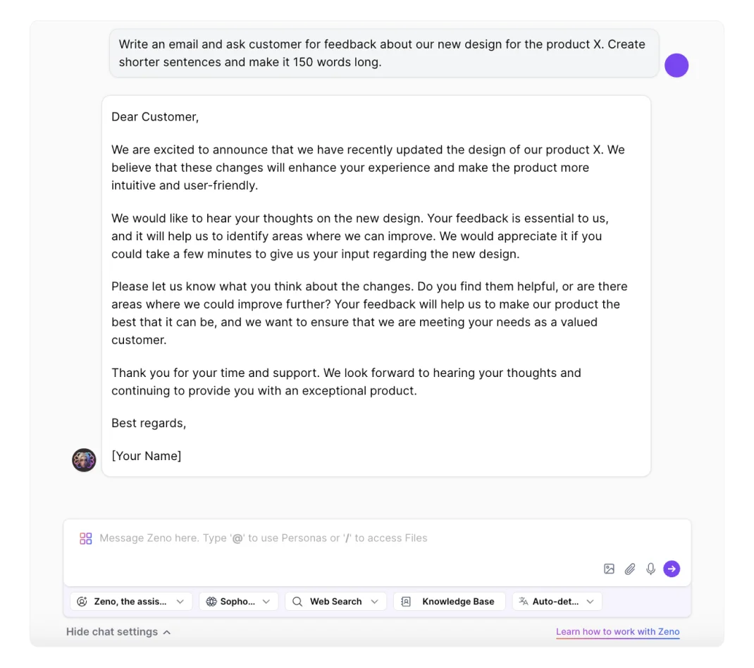 zeno-chat-email-writing