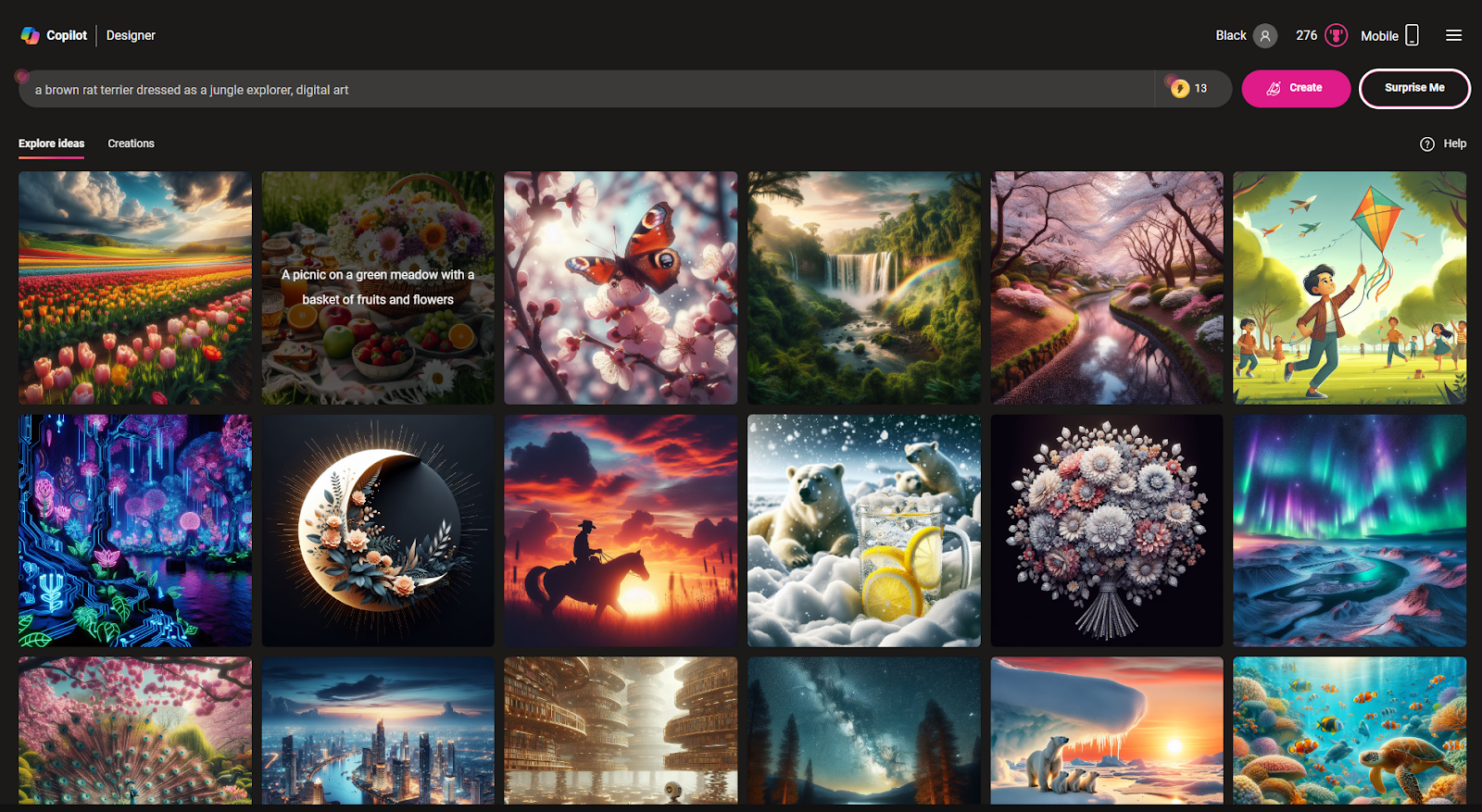 Bing image creator Bewertung