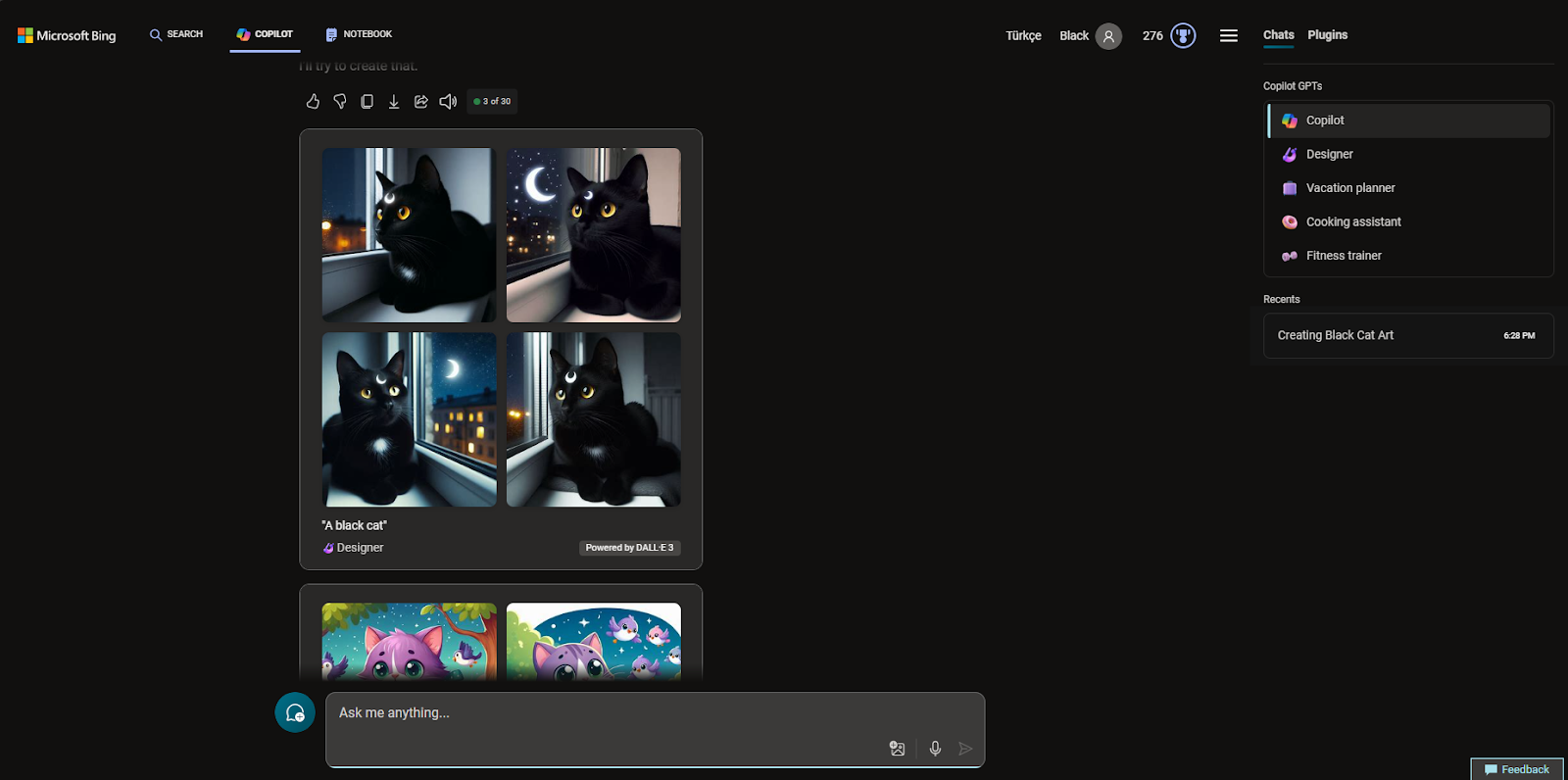 bing copilot Bilderzeugung