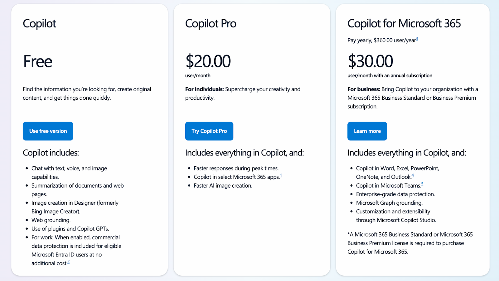 microsoft copilot Preise