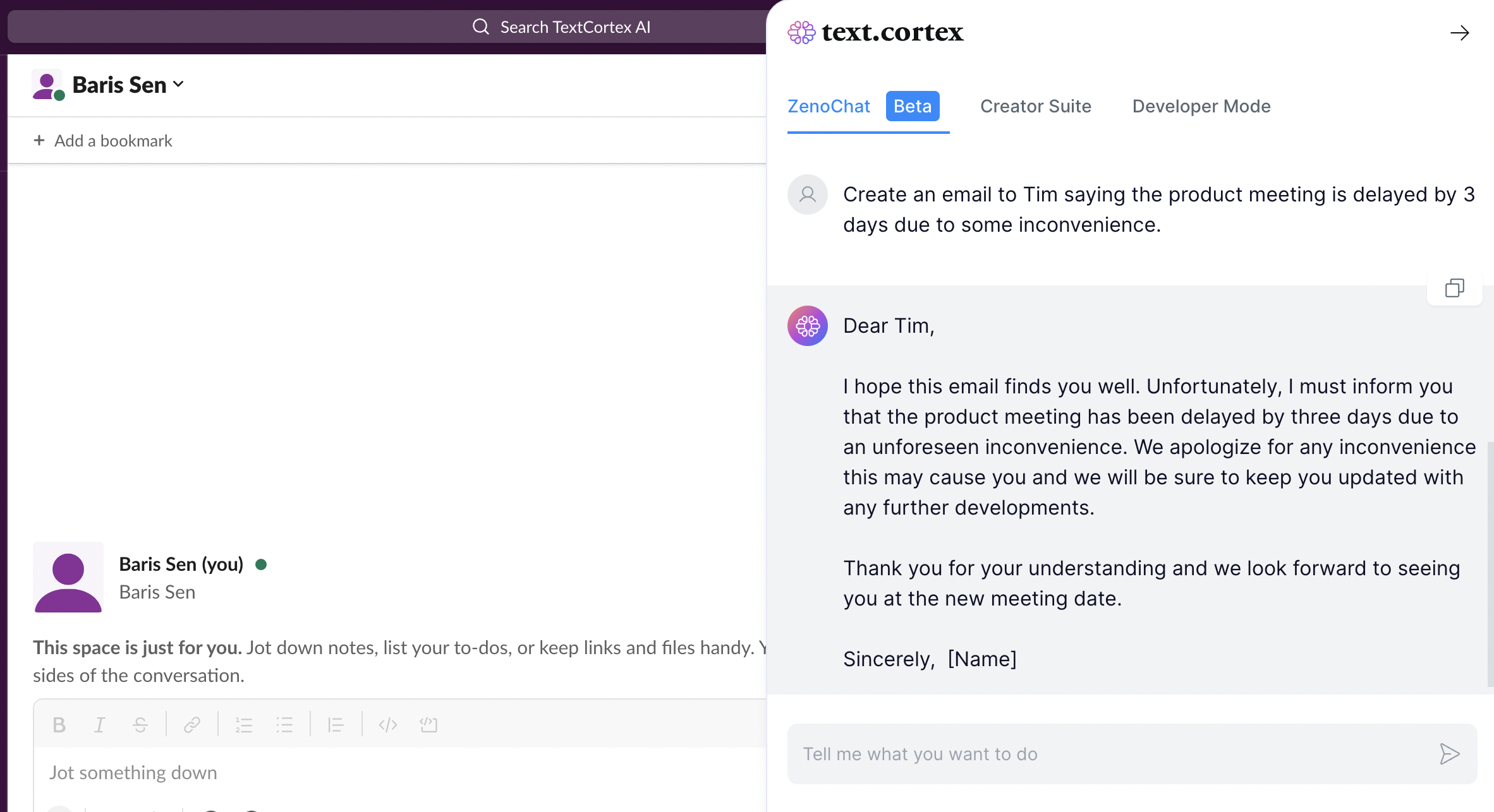 integrating chatgpt to slack