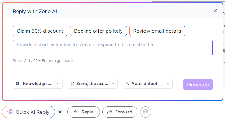 Quick Email AI Reply