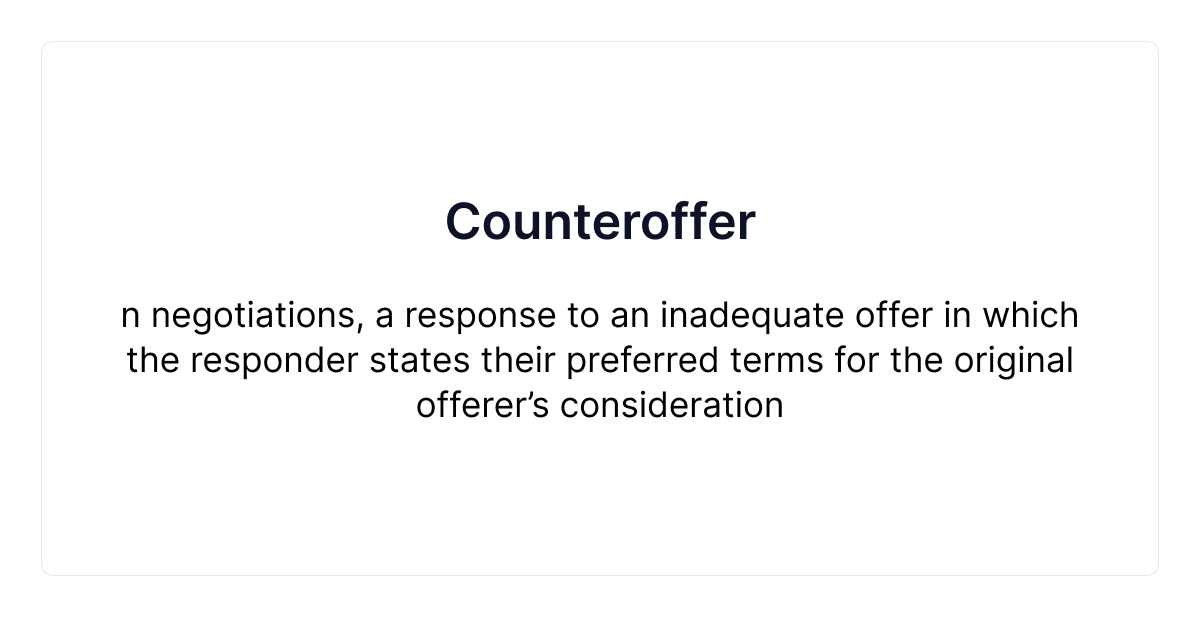controfferta