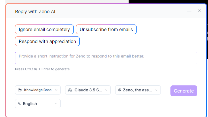 E-mail beantwoorden met AI